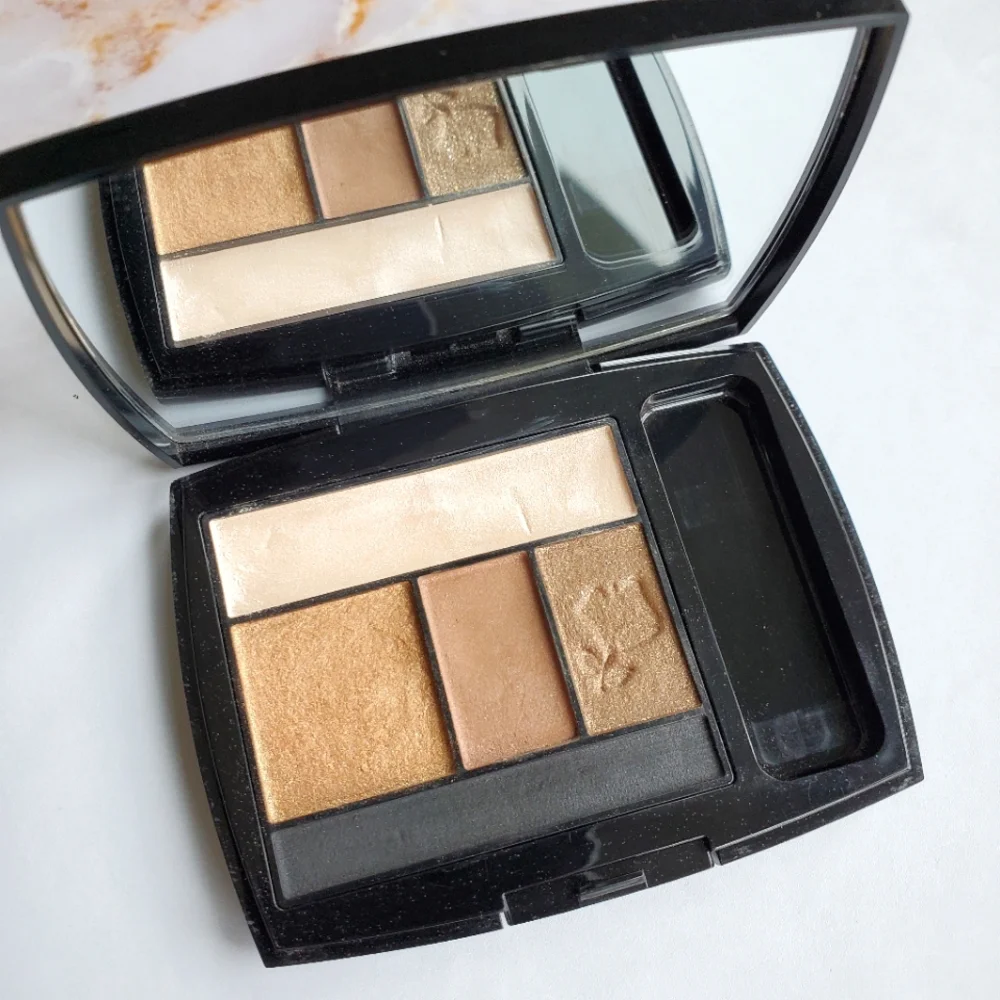 Lancôme Color Design Golden Frenzy Eyeshadow Palette 5 Eye Shadow & Liner RARE
